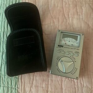 Korg Orchestral Tuner and Carrying Case.  Used less than 10X. OT-120